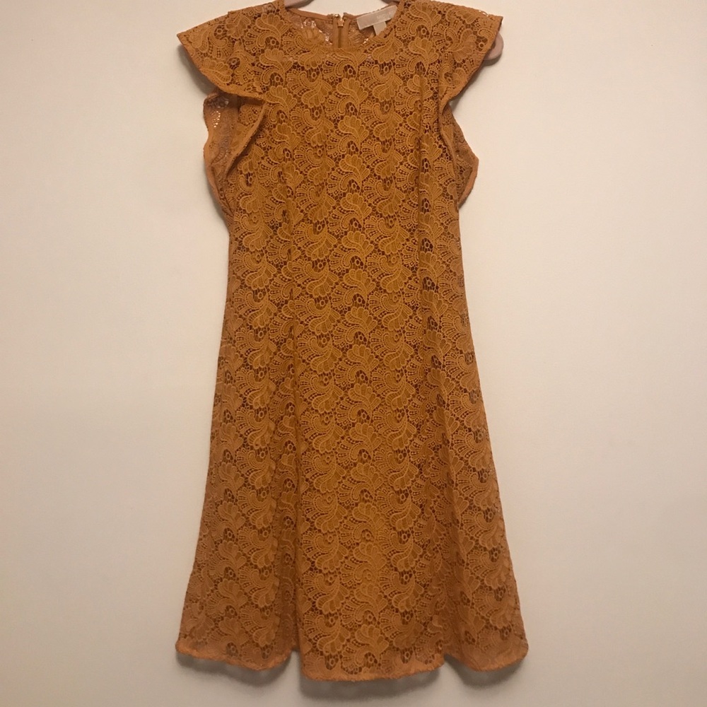 Michael Kors orange dress size 6